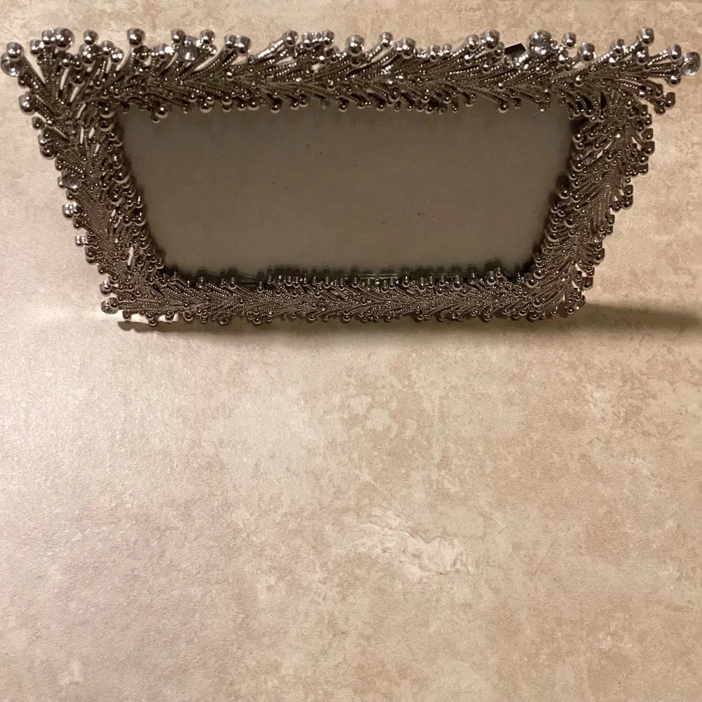Silver Sparkle Holiday Photo Frame - Picture 4 of 6
